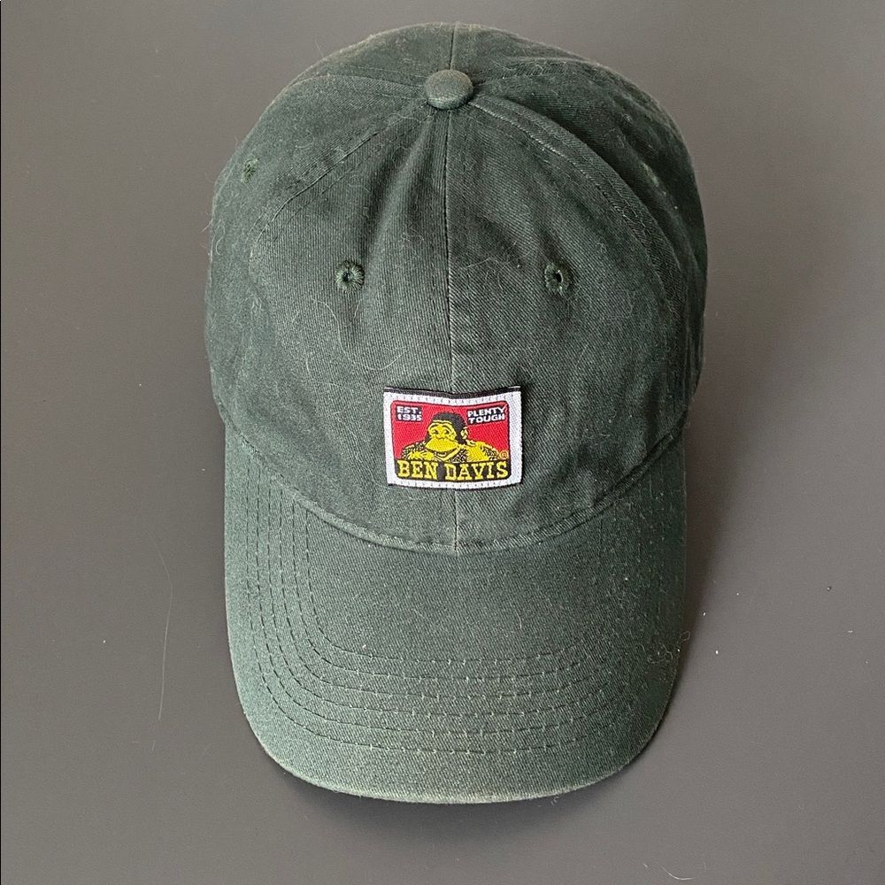 Ben Davis Unstructured Baseball Cap Olive OS Adjustable Unisex Skater Street - Picture 2 of 8